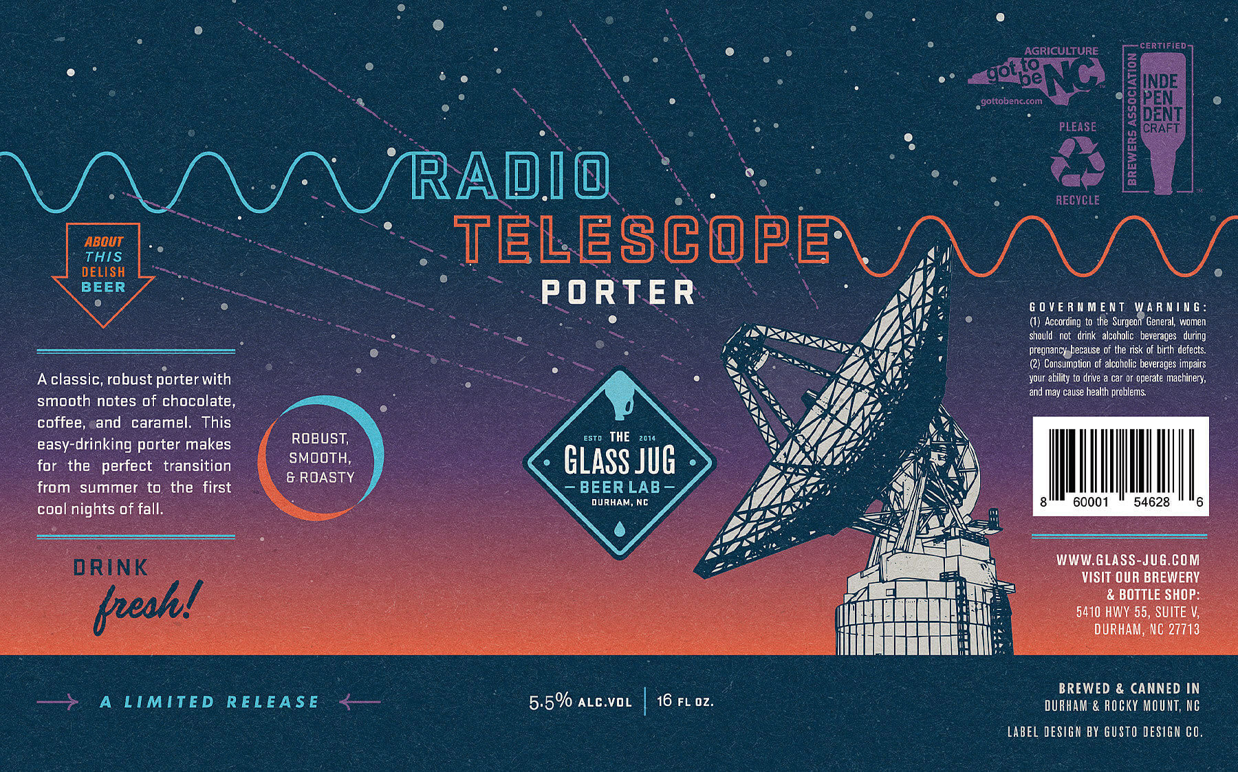 TGJBL-Label-RadioTelescope-Porter