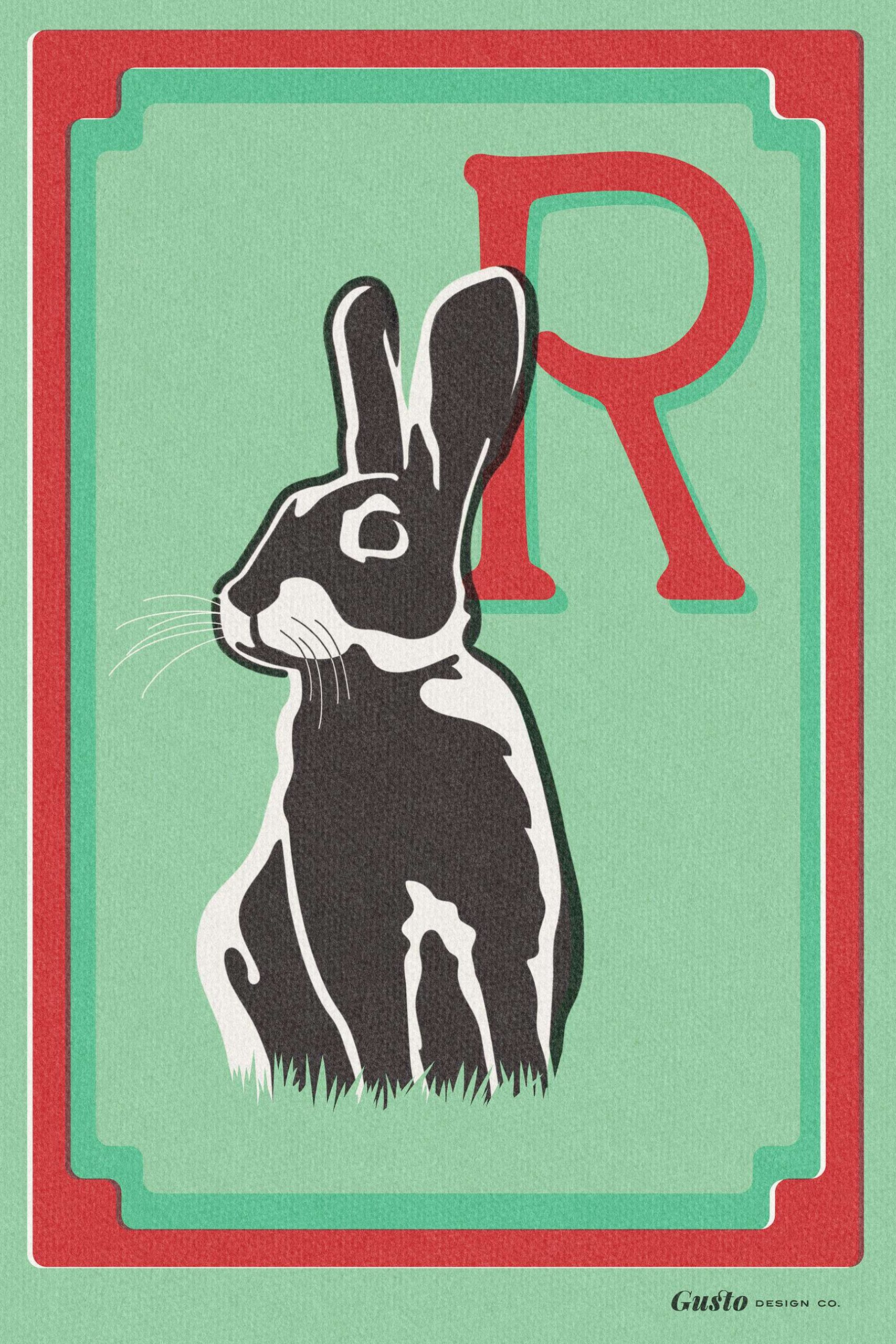 No. 7 | Charles S. Anderson Tribute: R for Rabbit